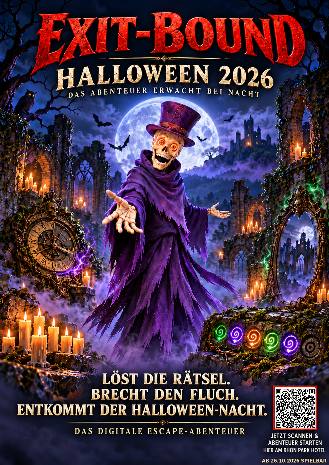 EXIT-BOUND Halloween 2026 am Rhön Park Hotel